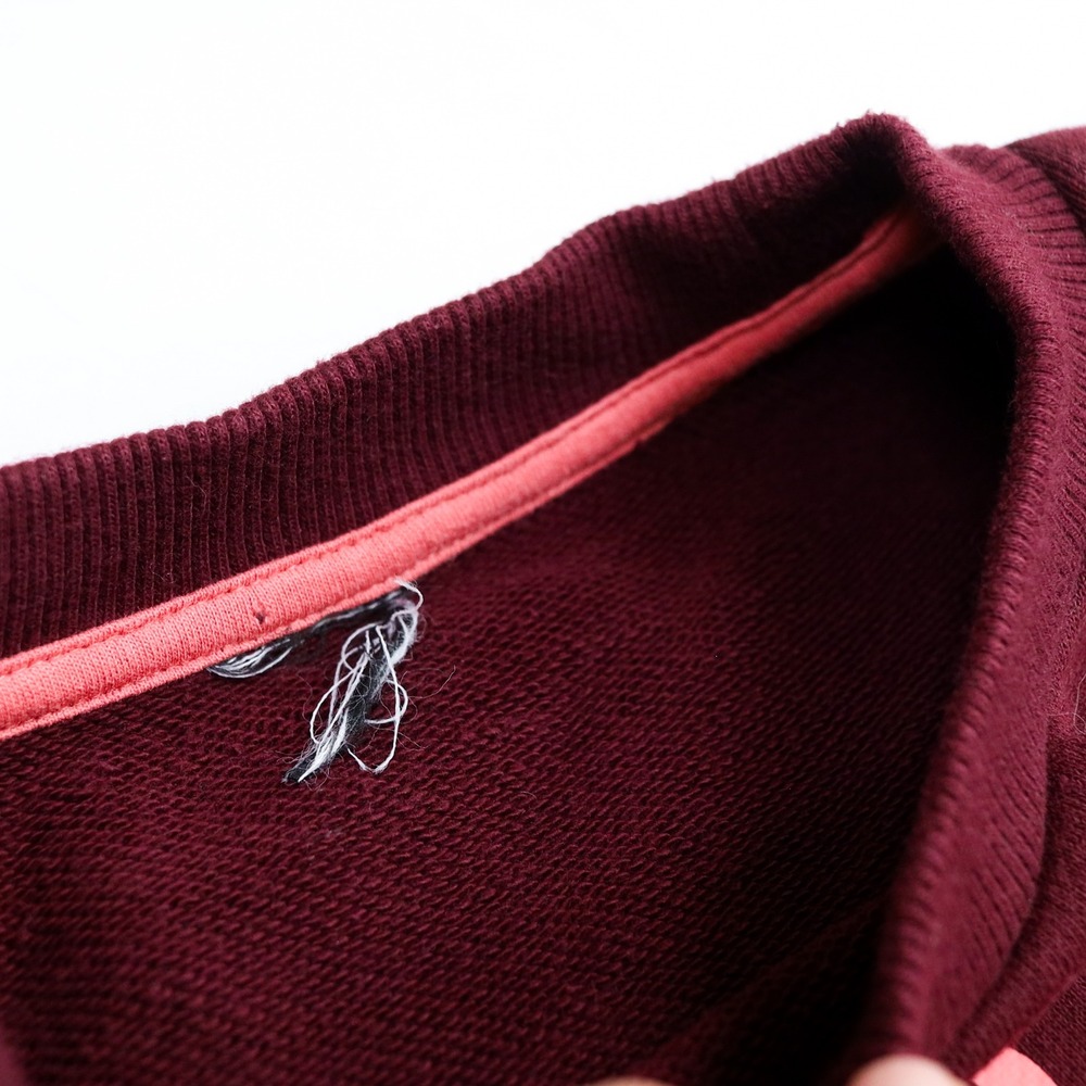 Under Armour Project Rock SS Sweatshirt Mens L Maroon Iron Paradise Barbell Club - Picture 6 of 11